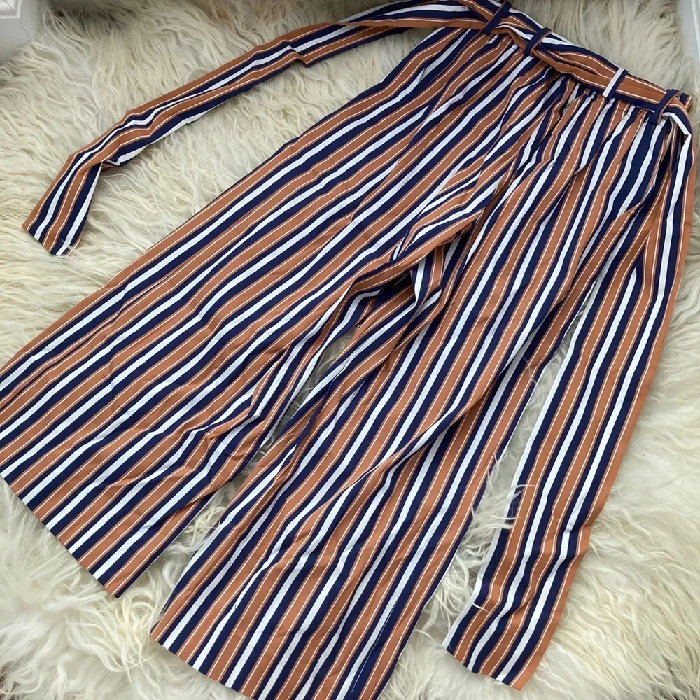 TANYA TAYLOR Striped Wide Leg Pants - Picture 11 of 14